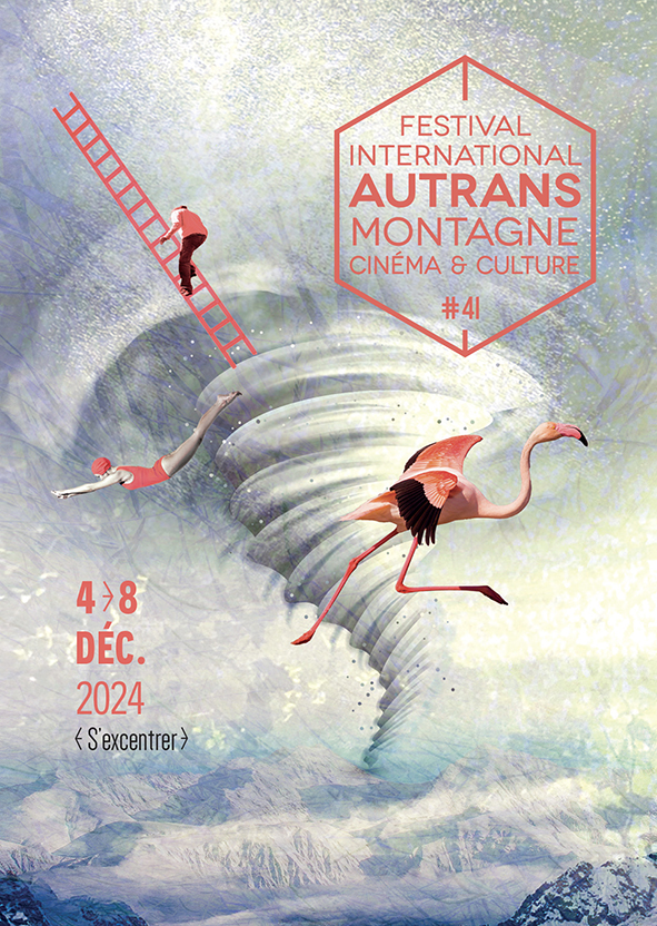 Affiche 2024 du Festival International d'Autrans - Montagne, Cinéma et Culture