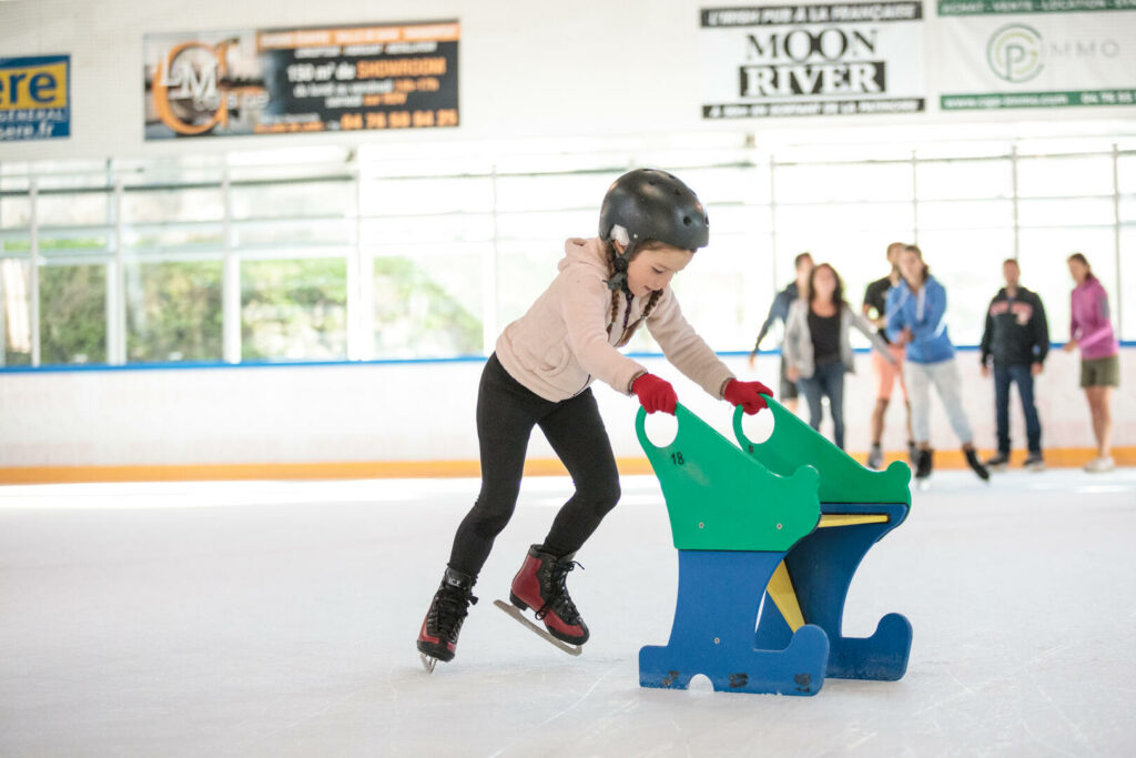 Patinoire de Villard de Lans pour les enfants. 